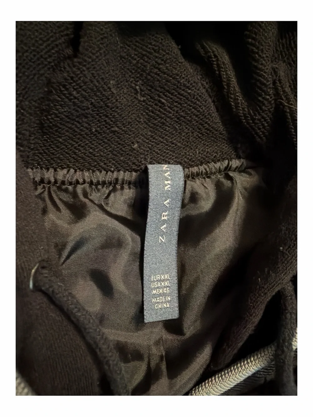 ZARA MAN weather rain resistant hiking Black Puffer Vest zip hoodie outdoors xxl